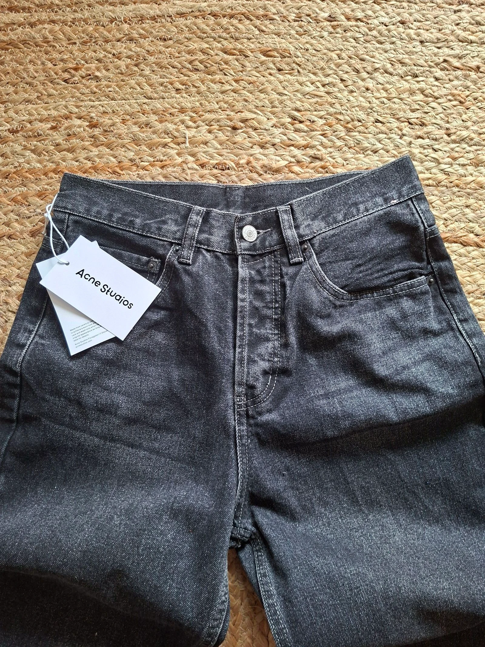 Acne Studios lange baggy zwarte jeans maat S – photo 3